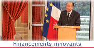 Discours du Président de la République à l'occasion de la conférence sur les nouveaux financements du développement.