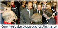 Voeux 2006 aux fonctionnaires et agents de l'Etat à la Préfecture de la Région Lorraine à Metz.