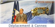 Allocution du Président de la République à l'occasion de la visite des installations d'Alcatel Alenia Space. 