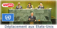  Déplacement à New-York : Assemblée générale de l'ONU et lancement officiel d' UNITAID.
