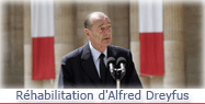 Discours du Président de la République à l'occasion du centenaire de la réhabilitation d'Alfred DREYFUS.