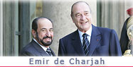 Entretien avec l'Emir de Charjah 