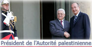 Entretien avec le président de l'Autorité palestinienne