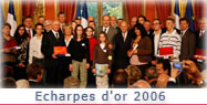 Allocution du Président de la République à l'occasion de la remise des Echarpes d'Or 2006 de la prevention routiere. 