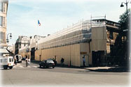 Photo 4 : Travaux de réfection de la façade du Palais donnant sur le Faubourg Saint-Honoré.