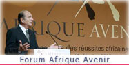 Discours du Président de la République prononcé à l'occasion du Forum Afrique Avenir. 