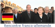 Point de presse conjoint du Président de la République et de Mme Angela Merkel à l'issue de la rencontre Franco - Allemande.