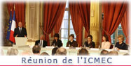 Réunion internationale de l'ICMEC. 
