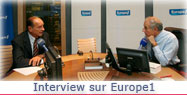 Interview du Président de la République sur la radio Europe 1.