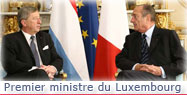 Déjeuner avec le Premier ministre du Grand duché du Luxembourg.