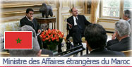 Entretien avec le ministre des Affaires étrangères du Maroc. 