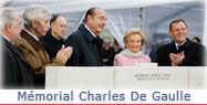 Discours du Président de la République lors de la pose de la première pierre du Mémorial Charles-de-Gaulle. 