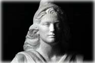 Illustration : Le buste de Marianne, du sculpteur Georges-Laurent Saupique (1889-1961), fut l'un des bustes officiels sous la IVe République