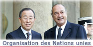 entretien avec le secrétaire général de l'ONU. 