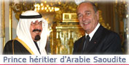 Allocution du Président de la République lors du dîner officiel offert en l'honneur du prince héritier du Royaume d'Arabie Saoudite.