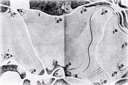 Illustration : Plan du rez-de-chaussée de l'hôtel de Bourbon avec les transformations effectuées par P-A. Pâris