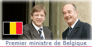 Entretien avec le premier ministre de Belgique