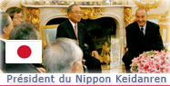 Entretien avec le président du Nippon Keidanren. 