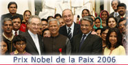 Entretien avec M. Muhammad YUNUS, Prix Nobel de la Paix 2006. 