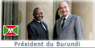 Entretien avec le Président de la République du Burundi. 