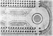 Illustration : Plan de l'hôtel d'Evreux par Pierre Convers, 1726.