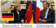 Rencontre informelle franco-allemande à Paris.
