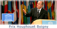 Remise du Prix Houphouet Boigny pour la recherche de la paix