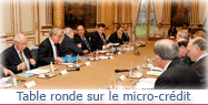 Table ronde sur le micro-crédit