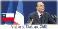 Discours du Président de la République devant la communauté française du Chili.