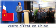 Allocution du Président de la République lors de la réception de la Communauté Française de Pékin.