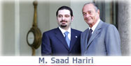 Entretien avec M. Saad Hariri. 