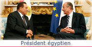 Déjeuner de travail avec le Président égyptien