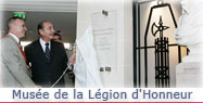Inauguration du nouveau musée national de la Légion d'Honneur. 