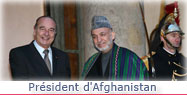 Entretien avec le Président de la République islamique d'Afghanistan.