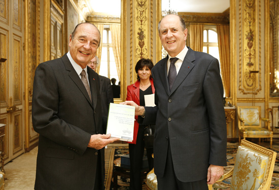 Remise du rapport annuel du Conseil d'État.