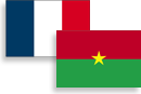 Drapeau France / Burkina Faso