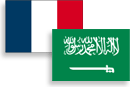 Drapeau France / Arabie Saoudite