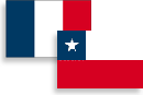 Drapeaux France / Chili
