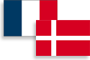 Drapeau France / Danemark
