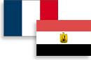 Drapeau France / Egypte