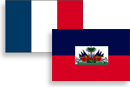 Drapeau France / Haïti.