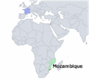 Mozambique Carte