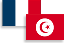 Drapeaux France Tunisie