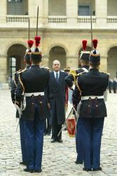 Prise d'armes d'automne aux Invalides