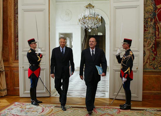 M. Jacques CHIRAC et M. de VILLEPIN.