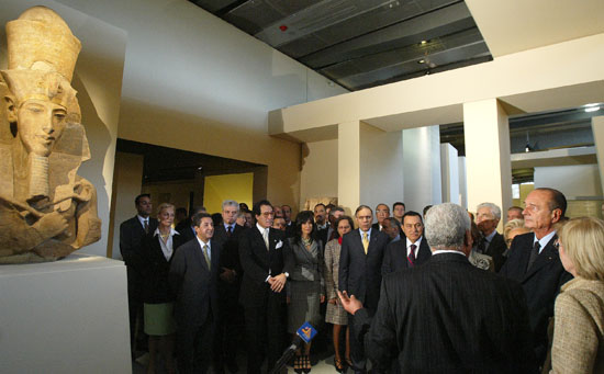 Inauguration par le Président de la République de l'exposition 