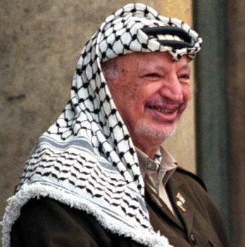 ARCHIVES - entretien du Président de la République avec M. Yasser Arafat, président de l'Autorité palestinienne