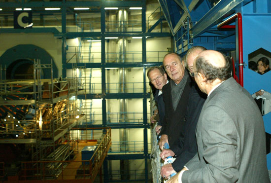 Inauguration de la Porte CDG - 50ème anniversaire du CERN