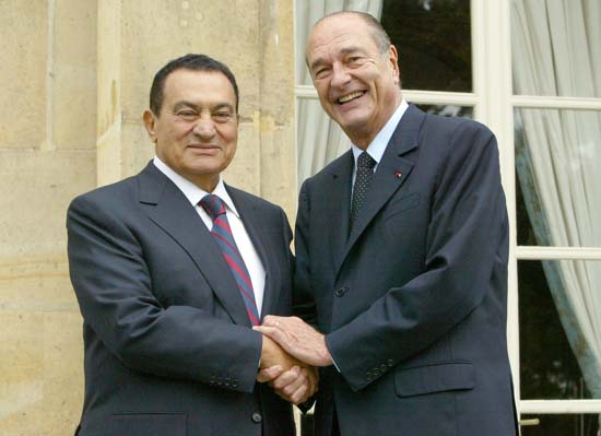 Entretien avec M.Hosni MOUBARAK, Président de la République arabe d'Egypte.
