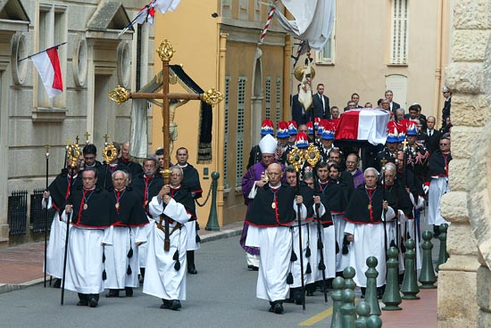 Obsèques du Prince RAINIER III de Monaco.